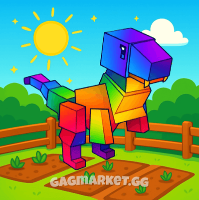Rainbow T-Rex