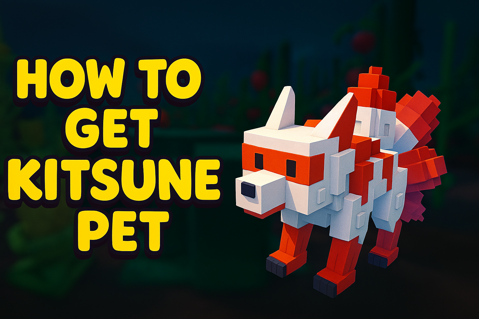 How To Get Kitsune Pet For Free