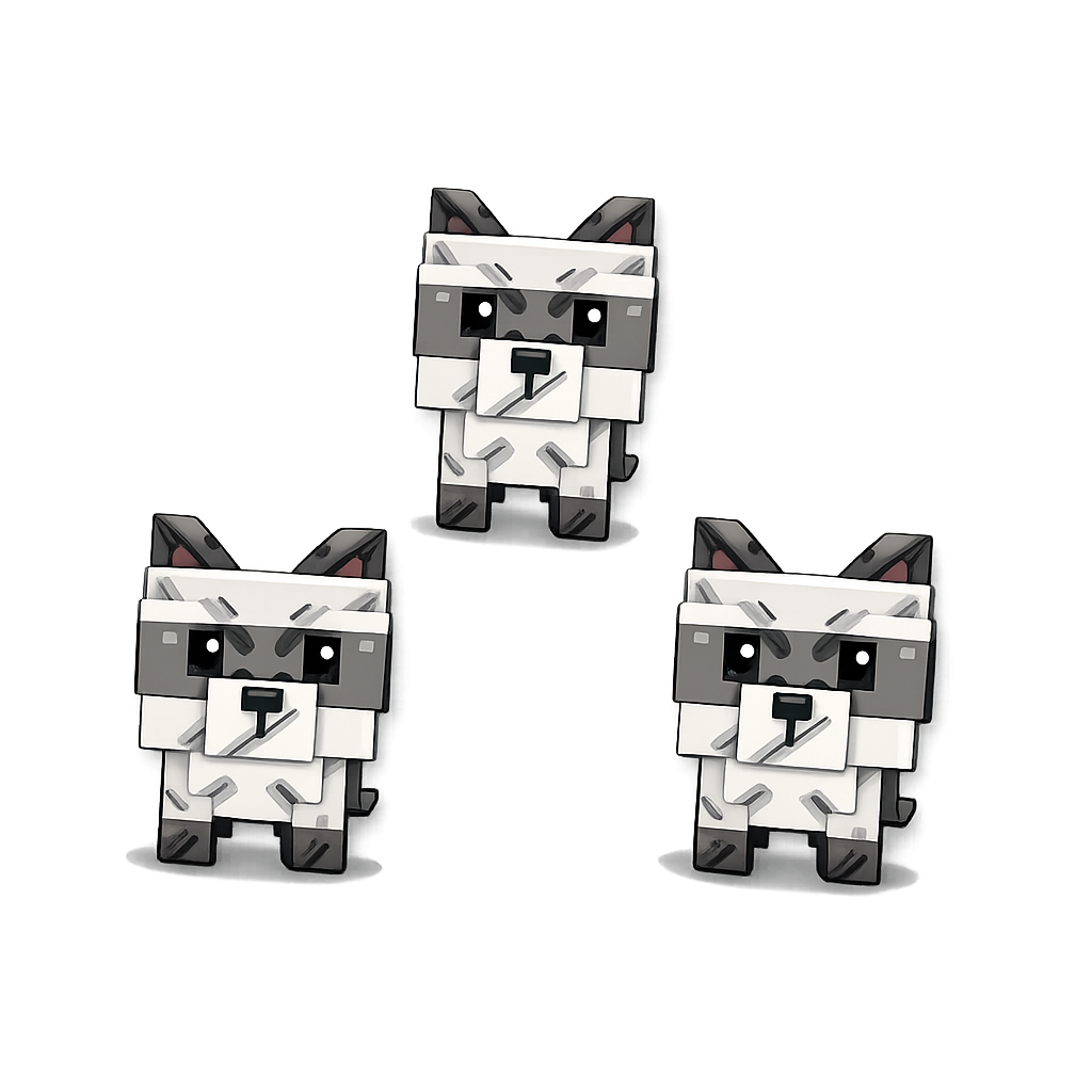 3x Raccoon Bundle