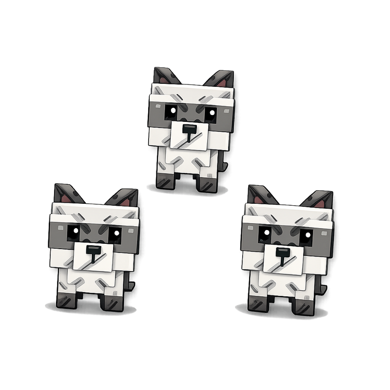 3x Raccoon Bundle