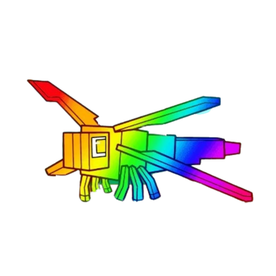 Rainbow Dragon Fly