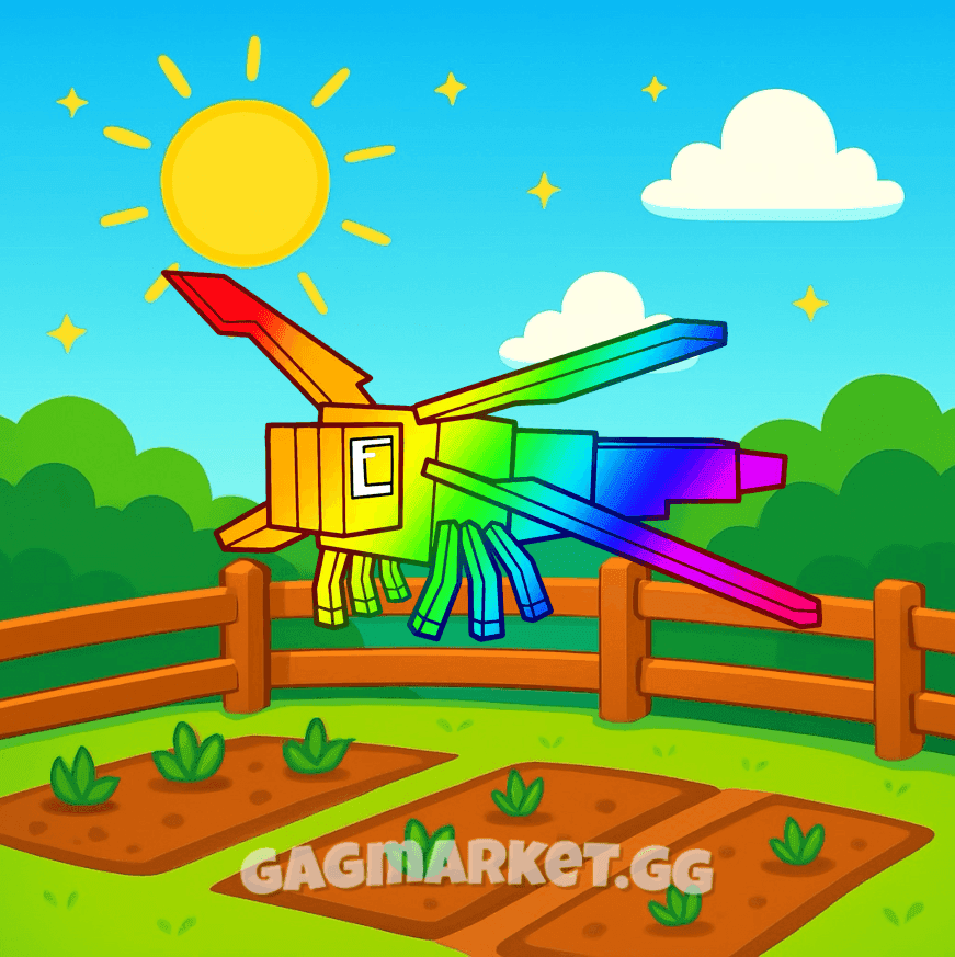 Rainbow Dragon Fly